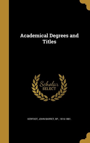 Academical Degrees and Titles