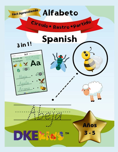 Little Intellect Thinkers Alfabeto Español Fácil y Divertido Aprendizaje Siglos 3-5