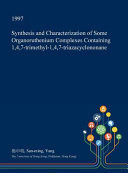 Synthesis and Characterization of Some Organoruthenium Complexes Containing 1,4,7-Trimethyl-1,4,7-Triazacyclononane