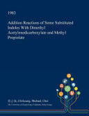 Addition Reactions of Some Substituted Indoles with Dimethyl Acetylenedicarboxylate and Methyl Propiolate