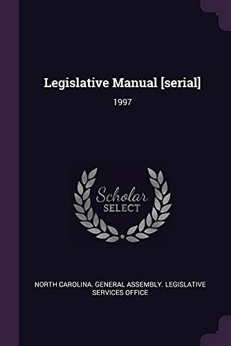 Legislative Manual 1997