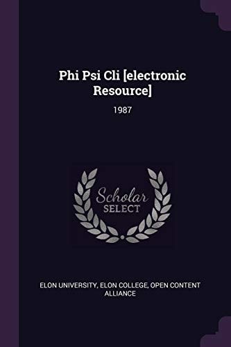Phi Psi CLI 1987