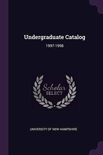 Undergraduate Catalog 1997-1998
