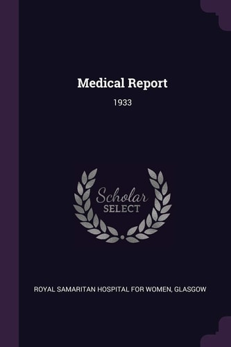 Medical Report 1933