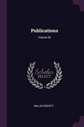 Publications; Volume 28
