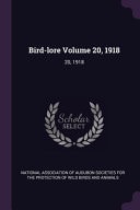 Bird-Lore Volume 20 1918