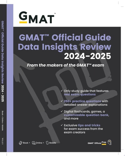 GMAT Official Guide Data Insights Review 2024-2025: Book + Online Question Bank