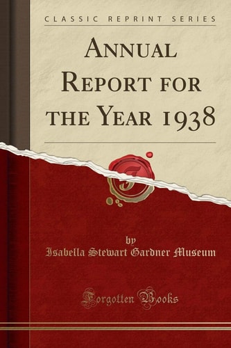 Annual Report for the Year 1938