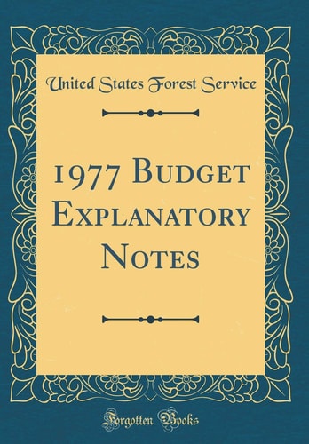1977 Budget Explanatory Notes