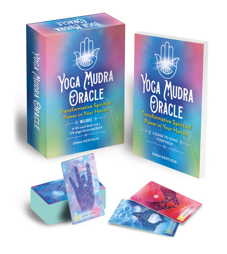 Yoga Mudra Oracle Book and Card Deck Includes 44 Cards and a 128-Page Book