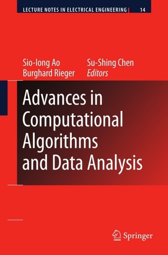 Advances in Computational Algorithms and Data Analysis