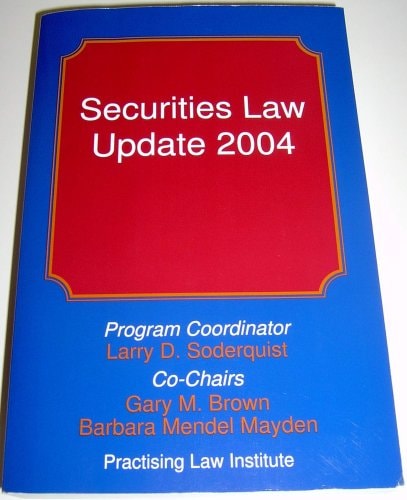 Securities Law Update 2004