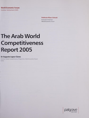 The Arab World Competitiveness Report 2005