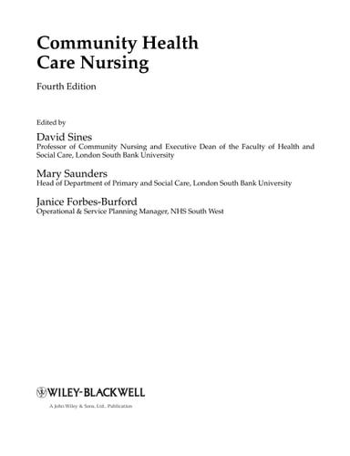 Community Health Care Nursing