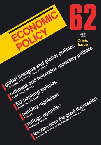 Economic Policy 62 Financial Crisis Issue
