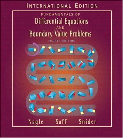 Fundamentals of Differential Equations and Boundary Value Problems