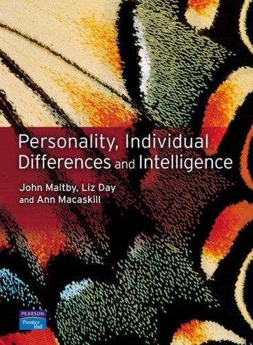 Valuepack Personality, Individual Differences and Intelligance with APS, Current Directions in Personality Psychology Reader