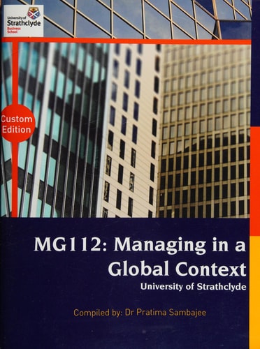 MG112 Managing in a Global Context