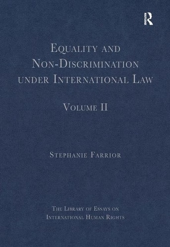 Equality and Non-discrimination Under International Law