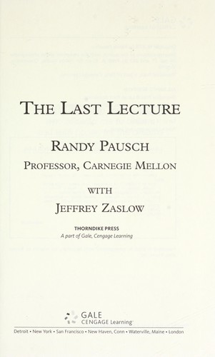 last lecture