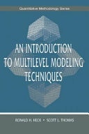 An Introduction to Multilevel Modeling Techniques Second Edition
