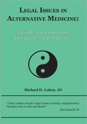 Legal Issues in Alternative Medicine