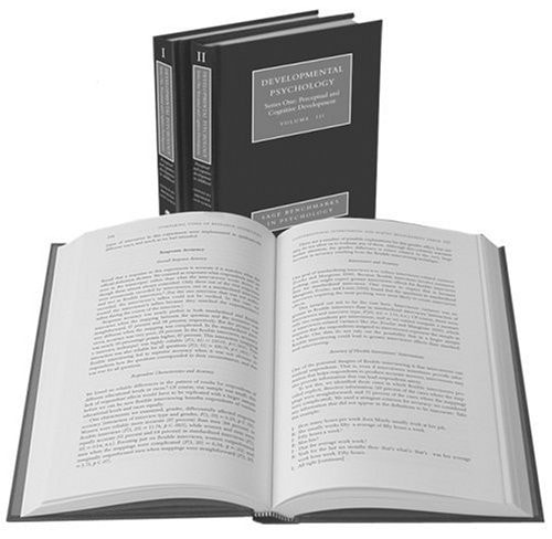 Developmental Psychology I Perceptual and Cognitive Development