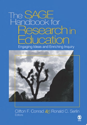 The SAGE Handbook for Research in Education Engaging Ideas and Enriching Inquiry