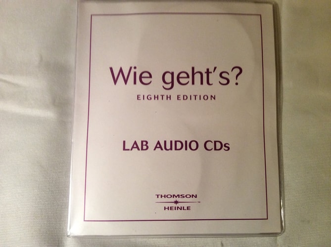Lab Audio CDs (9) for Wie geht’s?: An Introductory German Course, 8th