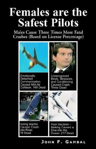 Females are the Safest Pilots Males Cause Three Times More Fatal Crashes (based on License Percentage)