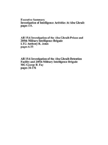 Investigation of Intelligence Activities