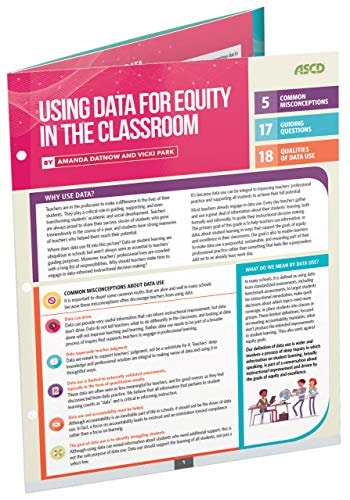 Using Data for Equity in the Classroom (Quick Reference Guide 25-Pack)