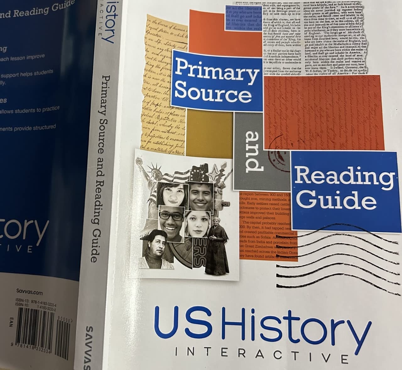 High School United States History Interactive 2022 Survey Primary Source and Reading Guide Workbook Grades 9-12