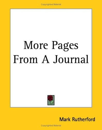 More Pages From A Journal