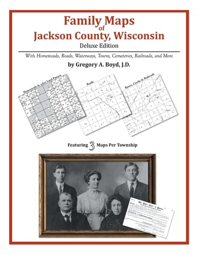 Family Maps of Jackson County, Wisconsin