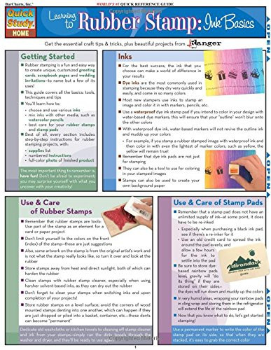 Learning to Rubber Stamp: Ink Basics