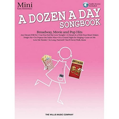 A Dozen a Day Songbook Mini-book Broadway, Movie and Pop Hits
