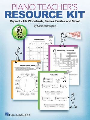 Piano Teacher's Resource Kit: Reproducible Worksheets, Games, Puzzles and More