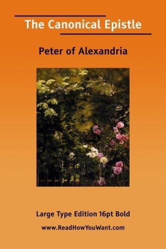 Canonical Epistle the