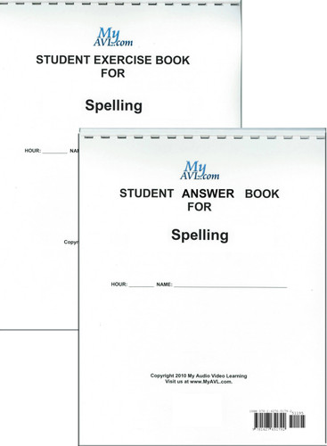 Student Answer and Exercise Books for Spelling