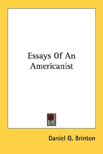 Essays Of An Americanist