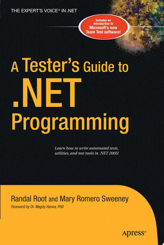 A Tester's Guide to .NET Programming