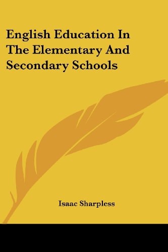 English Education In The Elementary And Secondary Schools