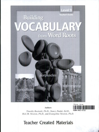 Building Vocabulary: Level 9 Kit Grade 9