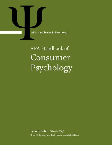 APA Handbook of Consumer Psychology