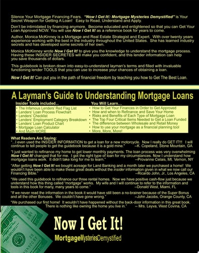 Now I Get It!: Mortgage Mysteries Demystified
