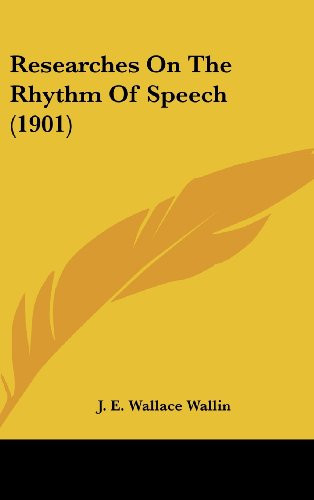 Researches on the Rhythm of Speech