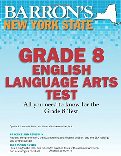 Barron's New York State Grade 8 English Language Arts Test
