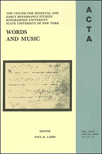 ACTA Volume #17 Words and Music