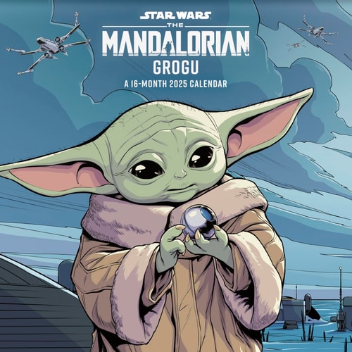 2025 Star Wars: The Mandalorian - Grogu Mini Wall Calendar